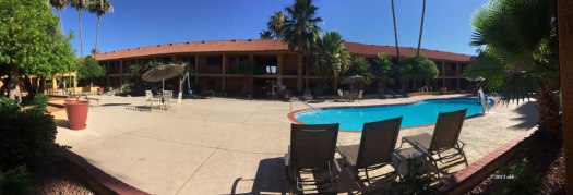 Panaormafoto Motel Pool in Phoenix AZ